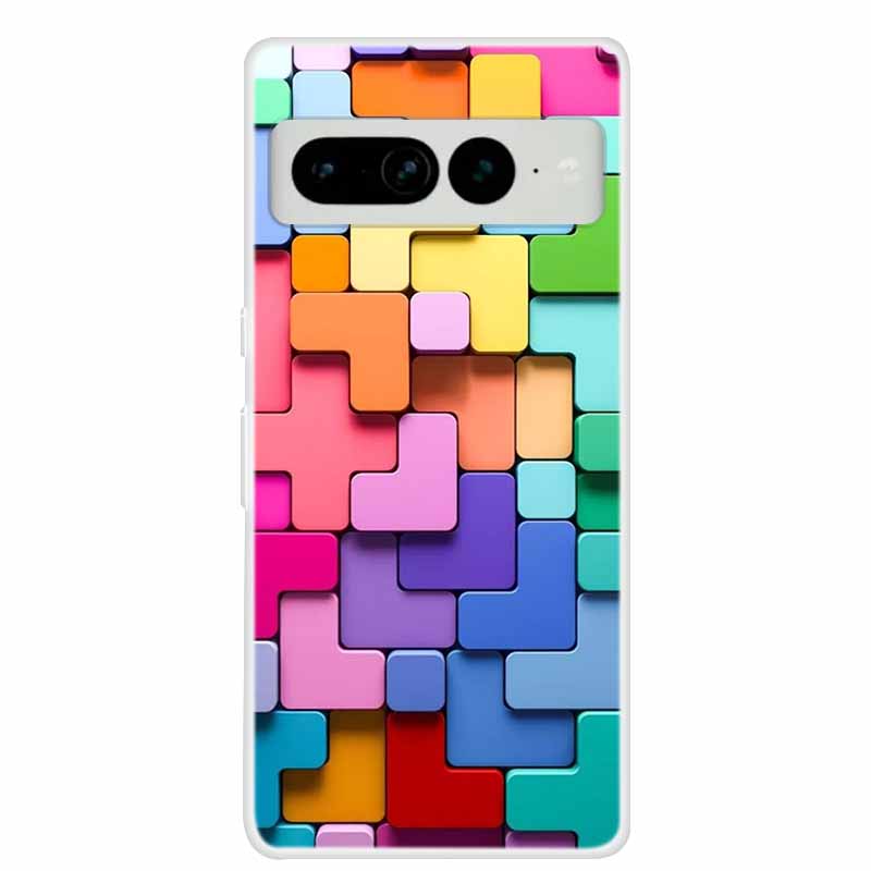 For Google Pixel 7 Pro Case Luxury Silicone TPU Soft Back Cover Phone Case For Google Pixel7 Pro Coque Audio Shockproof Funda