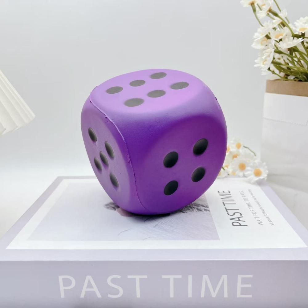 Squishy Foam Dice Stress Balls Soft Jumbo Dice Educational Learning Squeeze Anxiety Relieve Toy Gifts for Adults Kids Board Game