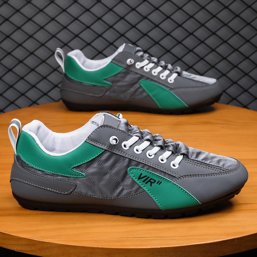 

New fashion canvas shoes low-top soft-soled men s casual shoes leather men s shoes comfortable and versatile men s trendy shoes 44