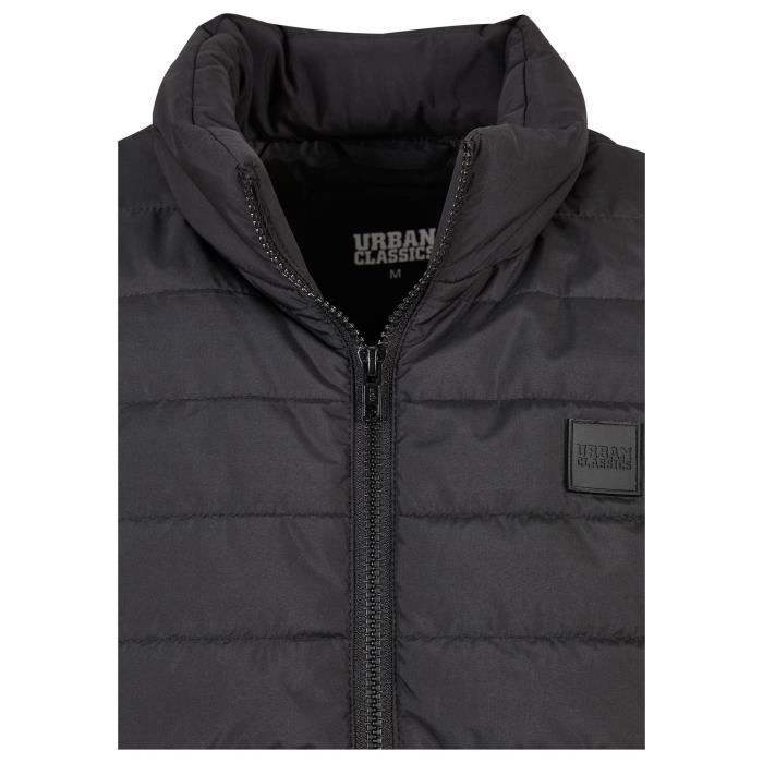 Doudoune Légère - Urban Classics - 2XL - Noir - Doublure En Taffetas - Poches Zippées