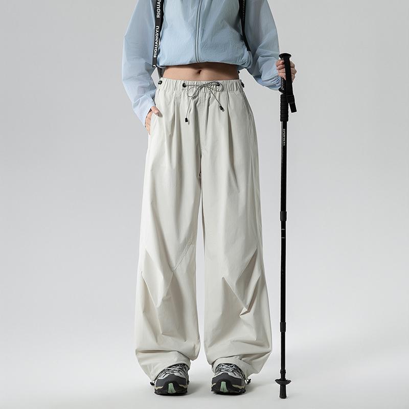 Women's Loose Pants And Men's Summer Casual Straight Leg Pants