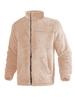 European Casual Sports Zipper Soft Fleece Stand Collar Jacket