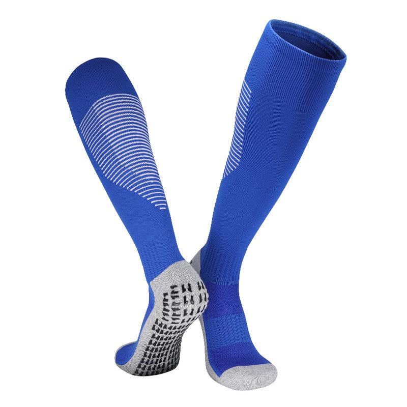 Men's Non-Slip Long Tube Football Socks - Professional Sports Socks with Towel Bottom for Training and Competition