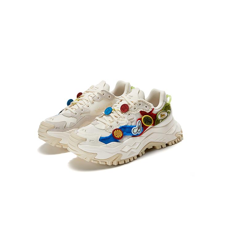 Fila Fusion Non-Slip Low-Top Dad Shoes Gift Box Version Women Sneakers Cream T12W341306FSC