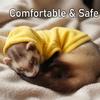 Small Animal Winter Warm Pullover Sweatshirt, Soft Drawstring Solid‑Color Hoodie for Hamster Daily Pet Apparel