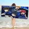 Japan Cartoon Anime B-Blue L-Lock Big Microfiber Beach Towels Quick Dry Sand Beach Towels Pool Towel for Travel Swim Pool Yoga