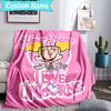 Custom Name Blanket Dexter's Electric Adventure Blanket Bedding Blanket for Travel, Camping, Living Rooms, Offices, Sofas, Fan Christmas gift