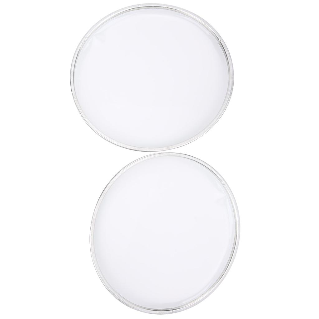 2 szt. Naciąg perkusyjny 8 cali Zestaw naciągów perkusyjnych Zestaw Akcesorium Profesjonalne Zamiennik Poliester S0087Biały