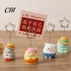 Accessoire de bureau amusant et enfantin, Support clip-notes de bureau, Porte-notes message animal de dessin animé, Support d'affichage clip photo base résine mignonne, Numéro de table Nom