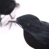 Realistic Artificial Crows Party Ornament Halloween Decorations Black Crow Model Ornament Simulation Bird Home Animal Creepy Toy