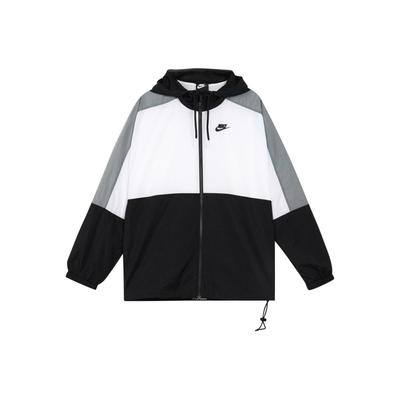 Colorblock Hooded Jacket Men Outerwear Black CJ4561-010