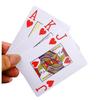 55Pcs New Deck Of Cards Pvc Scrub Waterproof Playing Cards, Big Character Plastic Texas Hold'Em Poker Set In Case Table Game