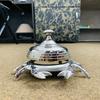 Brass Bell Chrome Finish Aluminium Crab Bell Hotel Counter Reception Bell Teacher Desk Bell