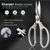 Kitchen Chicken Bone Fish Scissors Chicken Duck Cutter Shears Stainless Steel Scissors Scale Clean Cook Knife