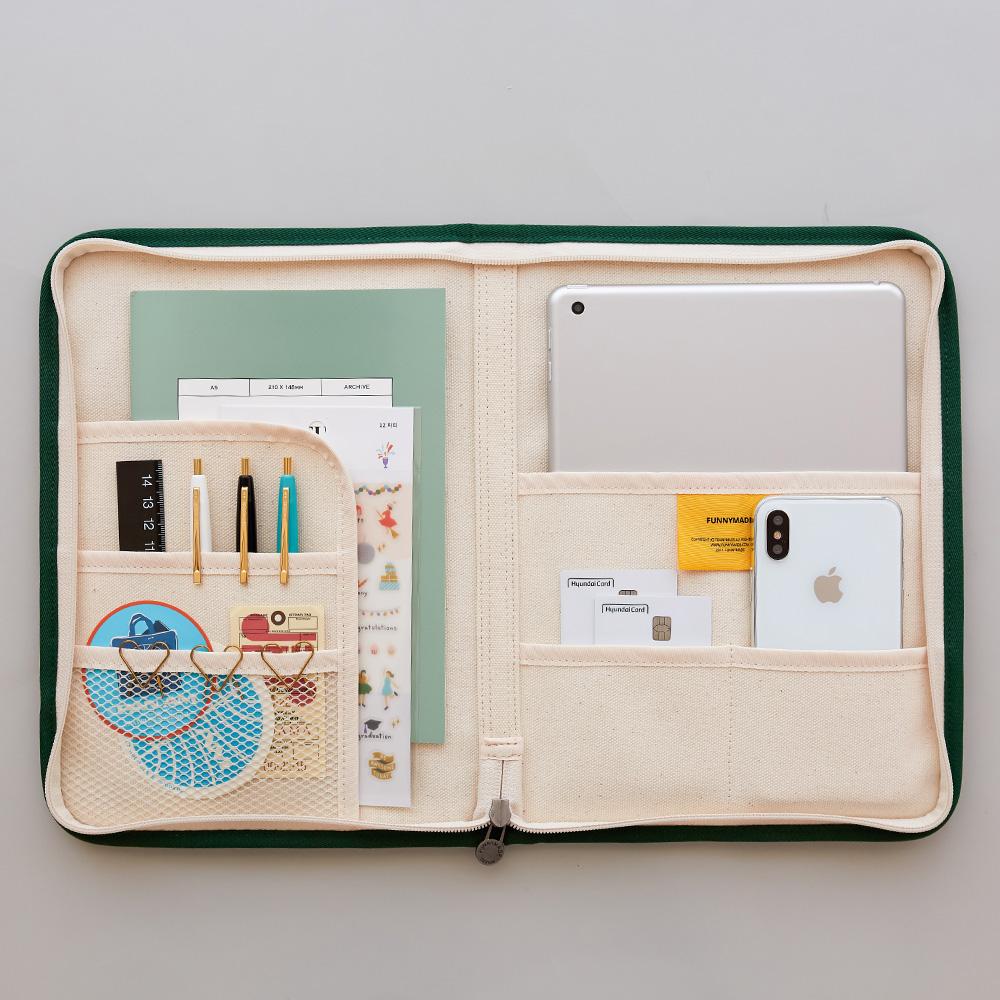 Funnymade File Organizer Tablet Pouch - A5 6 Colors