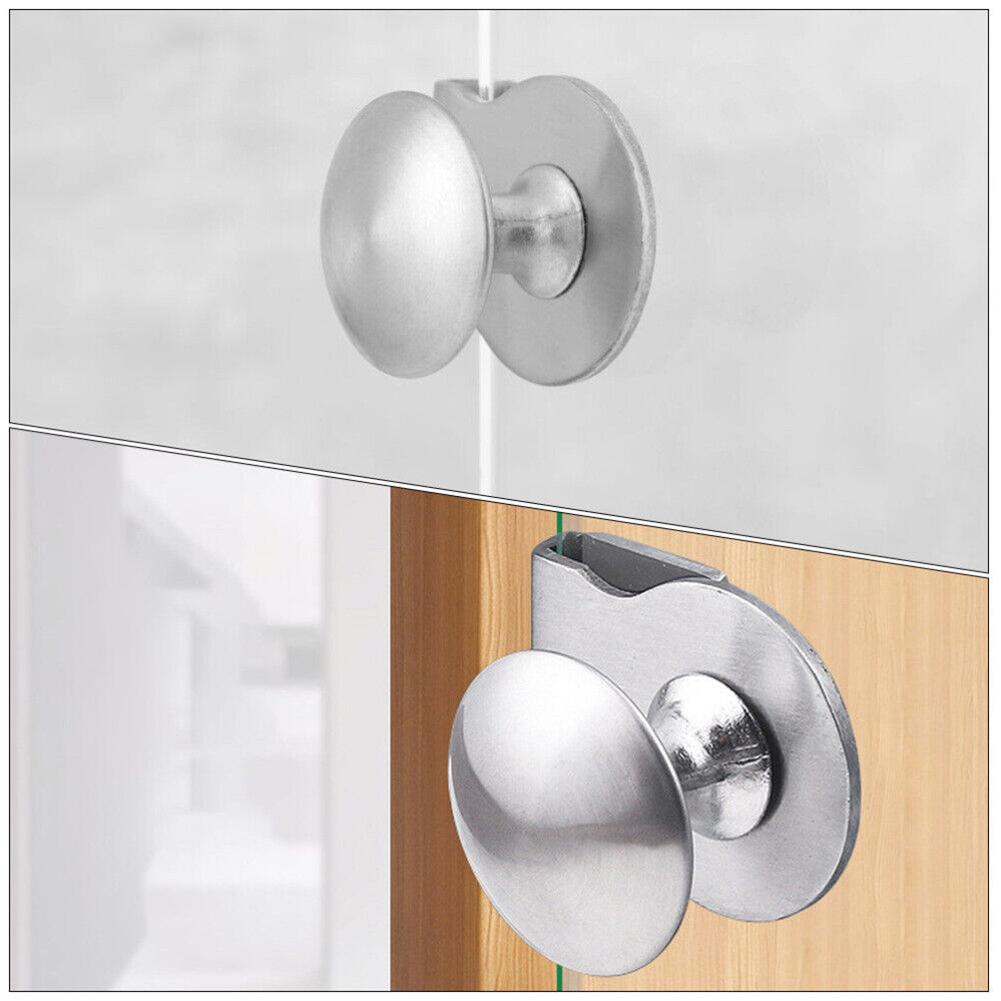No Drilling Required Glass Door Pull Handle for 58mm Showcase Cabinet Drawer