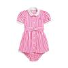 Ralph Lauren Baby Girl Belt Cotton Shirt Dress Bloomers Cwpodrsf3d20407999