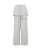 Diaeneseualumeon Skirt Layered Sweatpants Gray