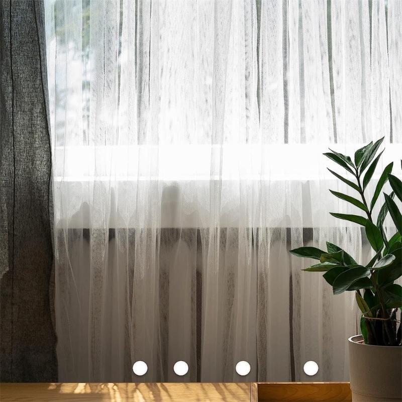 12-Pieces/lot Reliable Magnetic Curtain Holders Waterproof Curtain Magnet Shower Drapery Counterweights for Bathroom