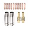 MB 15AK 0.8mm Contact Tip Melt Inert-Gas (MIG) Welder Accessory Set of 14pcs