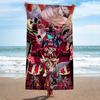 Cartoon Hazbin Hotel Bath Towel Microfiber Soft Water Absorbing Breathable For Girl Kids Decorative Cartoon Beach Towel