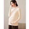 Maternity Clothing Autumn and Winter Semi-turtleneck Double-sided German Velvet Warm Loose and Thin Trendy Bottoming Shirt