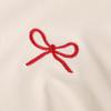 Girls' Embroidered Bow Long-Sleeve T-Shirt for Spring & Autumn