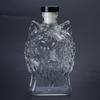 Elegant Wolf Head Liquor Decanter Clear Glassware Wine Bottle Bourbon Dispenser for Home Bar Decorative Accessory