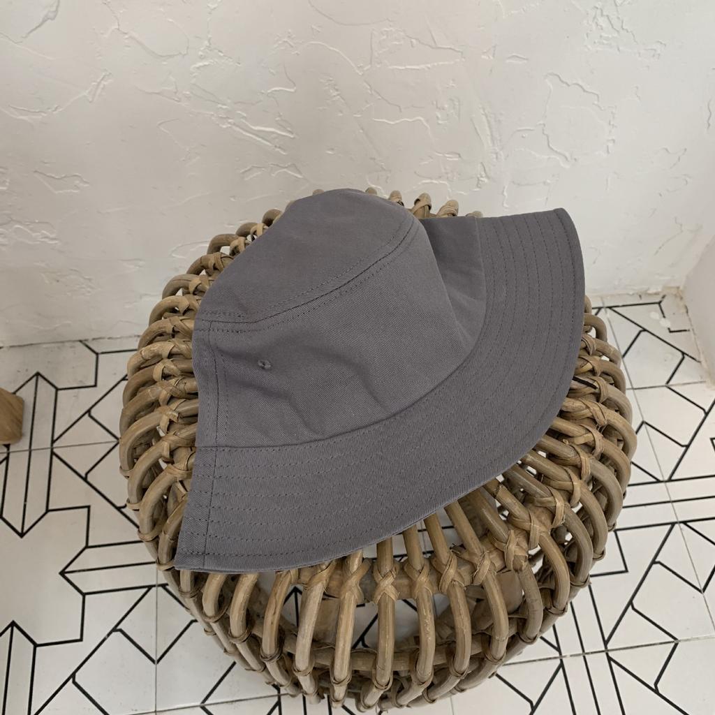 Chapeau de pêcheur uni de base style japonais pour femmes, chapeau de soleil pliable, chapeau de protection solaire, chapeau polyvalent version coréenne, tendance pour hommes
