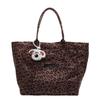 Large Capacity Leopard Print Fashion Shoulder Bag Women's New Simple Personalized Tote Bag Large Shopping Bag Leisure Travel Bag
