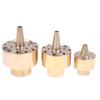 1/4" 1/2" 3/4" Brass Column Fountain Nozzle Corrosion Resistant Pond Spray Head For Garden Decor Garden