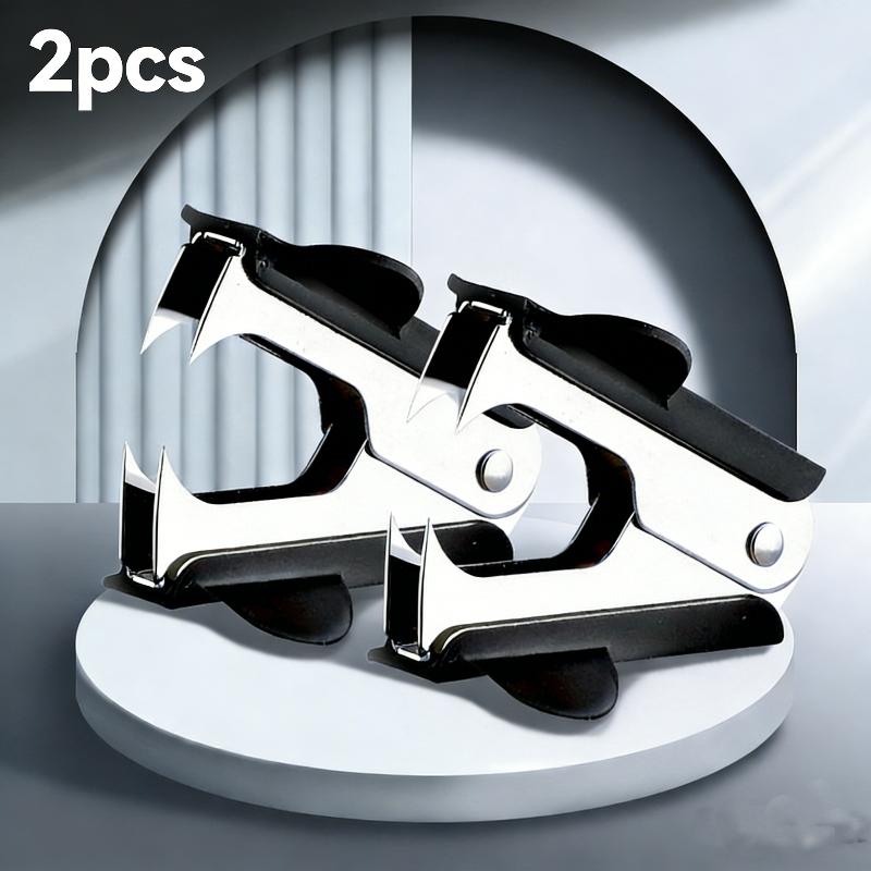 

2Pcs Nail Out Extractor Puller Binding Supplies Stapler Removal Machine With Safe Lock Labor Saving Staple Remover