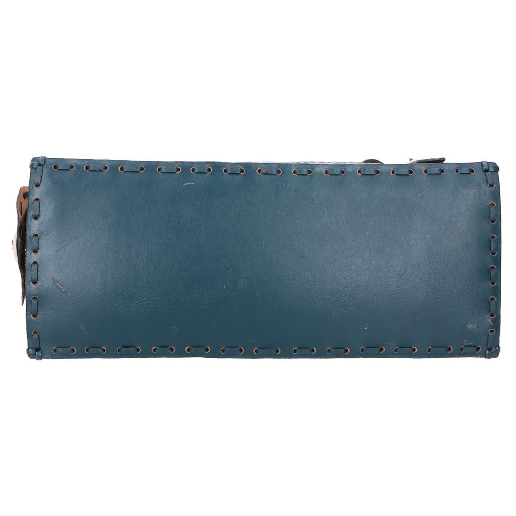 GRACE CONTINENTAL Carving Tribes Maestra M Tote Bag greenUsed