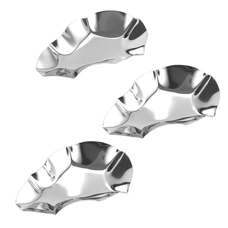 Oyster Shellsstainless Steel Oyster Shells Reusable Large Oyster Grilling Pan Metal Oyster Baking