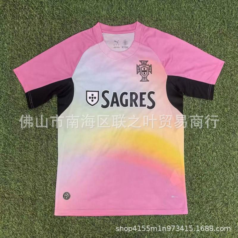 Mens Soccer Training Jersey Portugal 2026 Style CR7 B Leo Vitinha Short Sleeve Football Kit