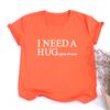 I Need A Huge Glass Of Wine Funny T Shirts Women Printed Camiseta Mujer Short Sleeve