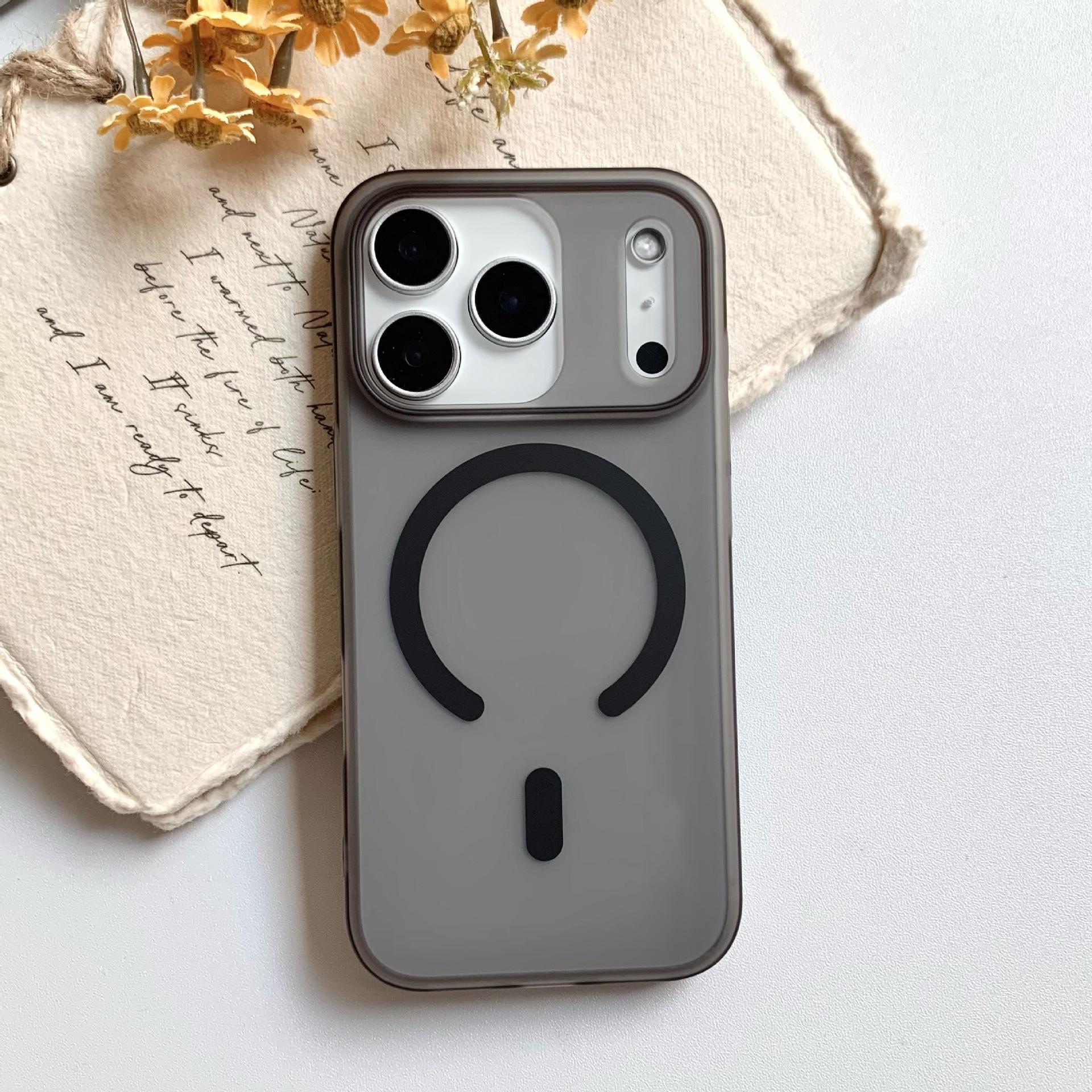 

Matte Translucent for Magsafe Magnetic Phone Case for IPhone Air 17 16 15 14 13 12 11 Pro Max Ultra Thin PC Protective Cover iPhone 16 Pro Max