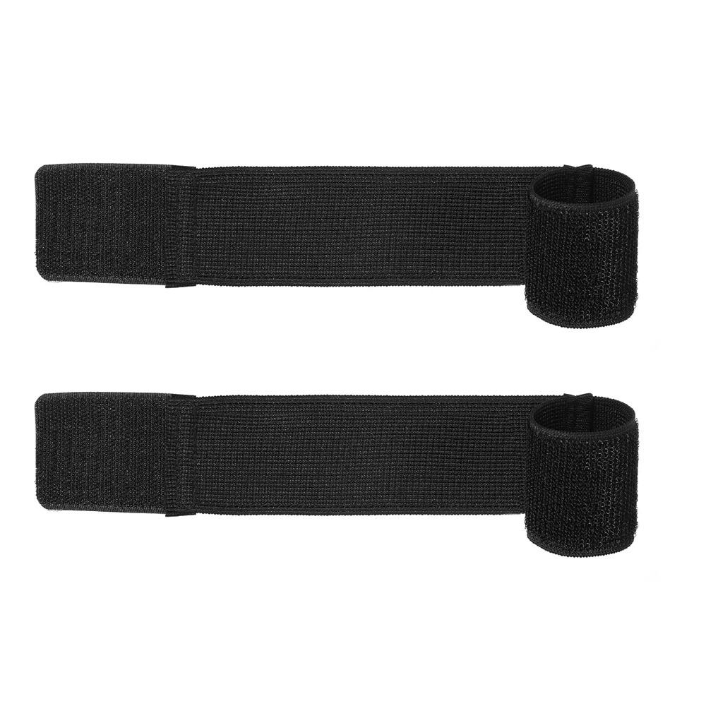 1pair Anti Slip Shin Guard Straps Adjustable Soccer Lace Bands Portable Shinguard Stays  Sports