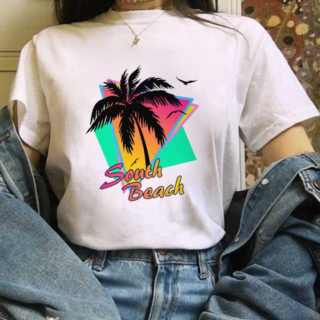 Zogankin Harajuku T Shirt Women Fun Spoof Tops Tee Japnese Anmie Character Print T Shirt 90S