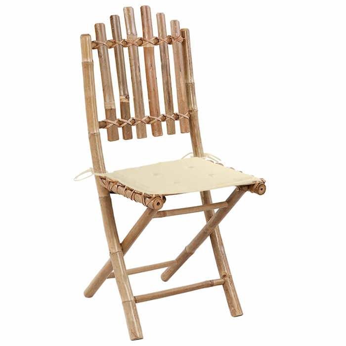 VidaXL Mobilier à Dîner d'Extérieur Pliable 5 pcs avec Coussins Salon de Jardin Table et Chaises Ensemble de Salle à Manger 3063962