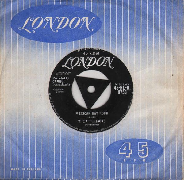 

7inch Record APPLEJACKS - Mexican Hat Rock 45HLU8753 LONDON 1958 UK Rock Used