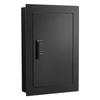 Wall Safe, 3-Tier Hidden Wall Safe with Fingerprint, Password, Key & Turning Knob, Q235 Cold-Rolled Steel In-Wall Box with Adjustable Shelves & Key