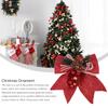 4pcs Christmas Tree Hanging Decorations Glitter Pine Cone Bows For Holiday Home Party Decoration Xmas Ornament Festive Supplies