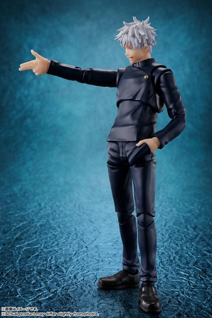 TAMASHII NATIONS Jujutsu Kaisen Gojo Satoru 160mm malovaná pohyblivá figurka SHFiguarts Kaidama/Tamaori -Jujutsu Kosen- Přibl.. PVC a ABS