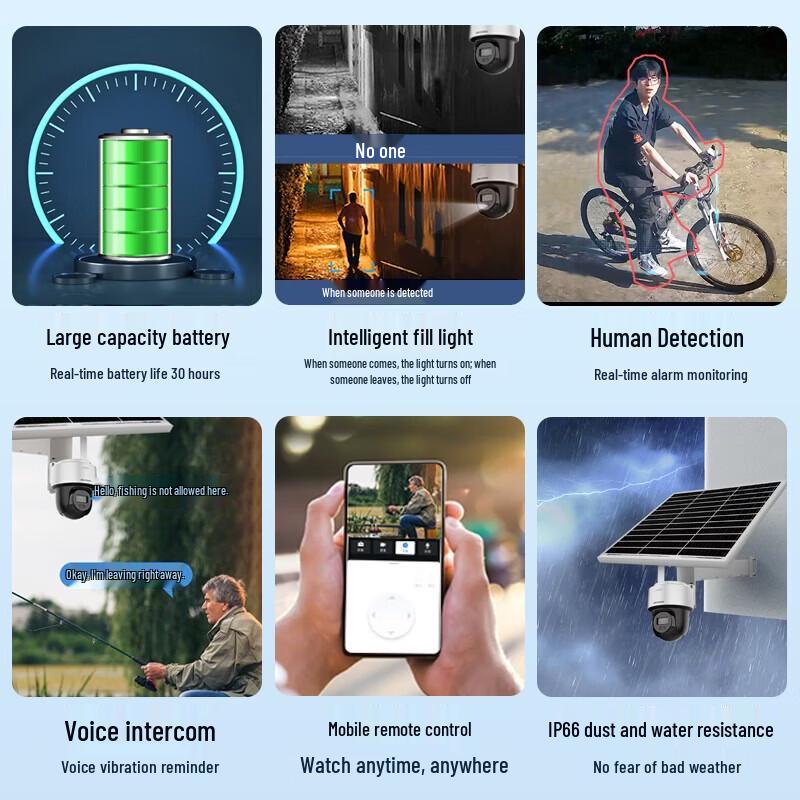 Hikvision 4G Solar 4MP PTZ Outdoor Security Camera CN plug (adapter included)