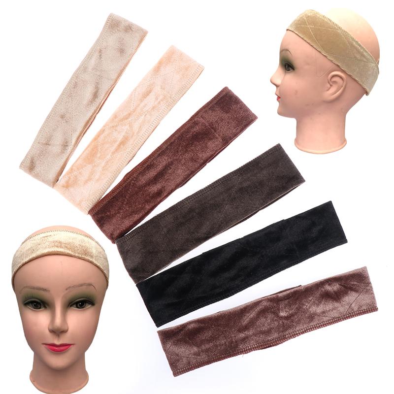 1X Velvet Wig Elastic Hair Band Antiskid Fixed Wig Grip Band Adjustable Headband