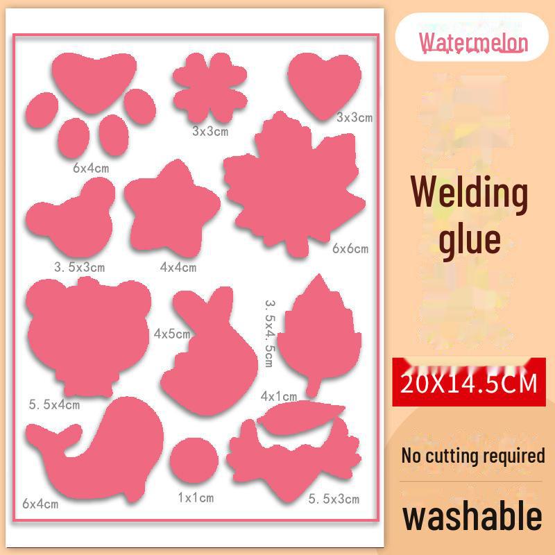 Autocolante cu patch-uri colorate cu desene animate: Reparații autoadezive, fără cusături, fără cusături pentru jachete și haine