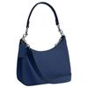Coach Hobo 23 Logo Letter Tag Hardware Zipper Crossgrain Leather Handheld Shoulder Crossbody Bag Medium Unisex bags Dark-Blue CJ842-DEB