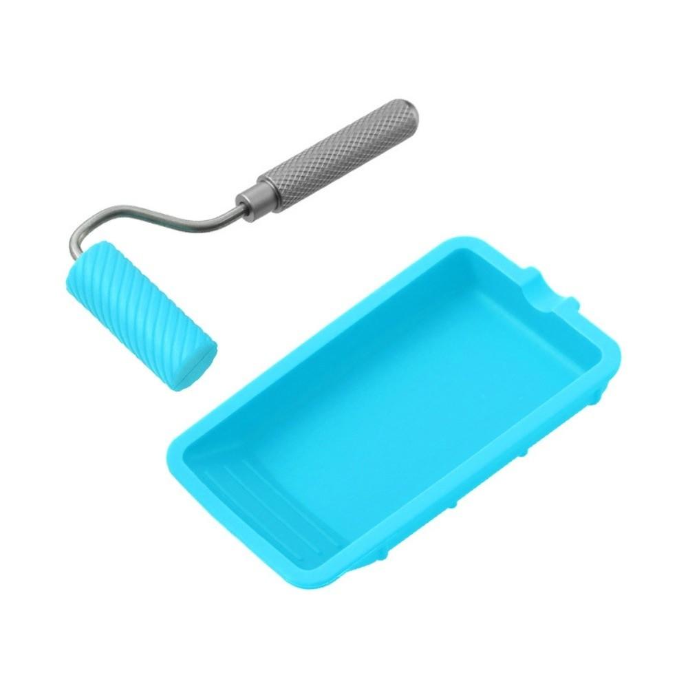 

Мягкий силиконовый набор для рисования и декорирования Мини-размер Силиконовый клей-ролик Деревообрабатывающие проекты синий