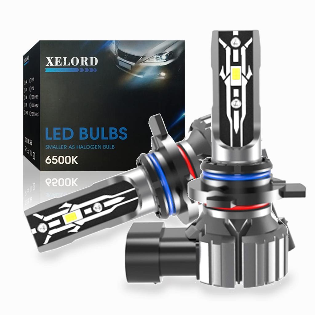 XELORD HB4 9006 LED Headlight for Cars, Fog Lamp, Dual Use, High Brightness, 6000K,